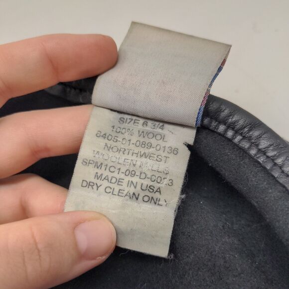 DSCP Men's Garrison Collection Military Army Beret Hat Black Patch - Picture 10 of 10